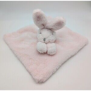 Manhattan Kids Pink Bunny Rabbit Plush Lovey Security Blanket 12" Soft